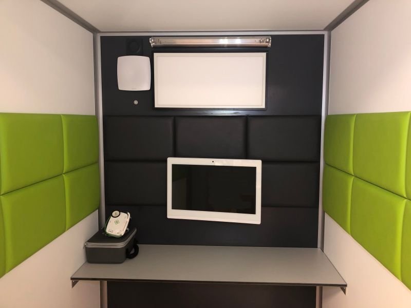 Cabine et solution Medispot pour pharmacie