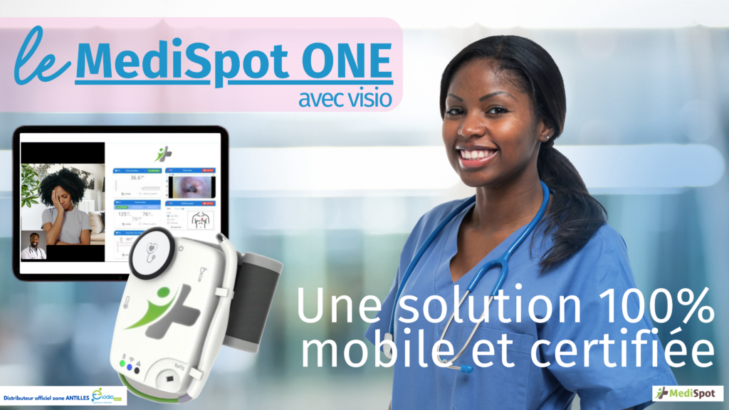 MediSpot One avec visio, solution mobile et certifiée pour infirmier